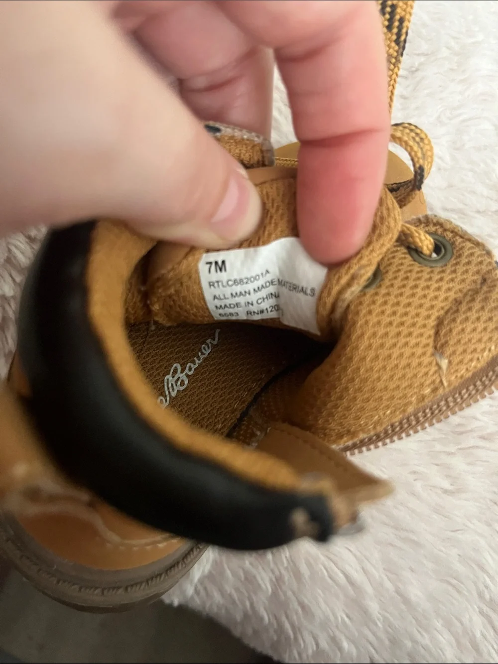 Eddie Bauer Kids Chestnut Lace-Up Hiking Boots